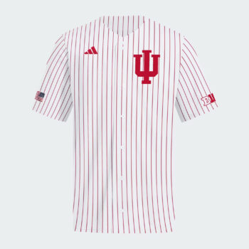 Indiana Pinstripe Full Button Baseball Jersey