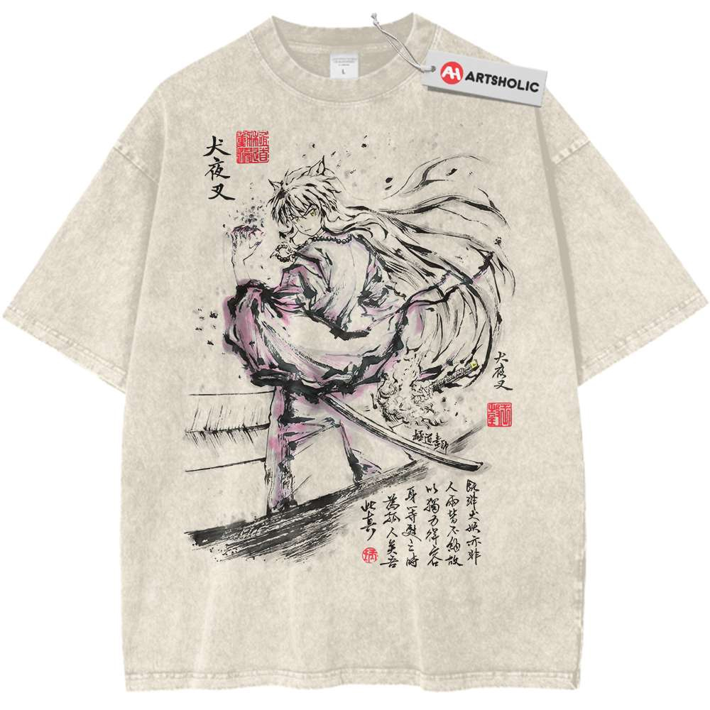 Inuyasha Washed T-Shirt Inuyasha Washed T-Shirt