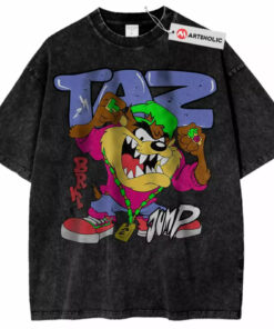 Looney Tunes Tasmanian Devil Washed T-Shirt