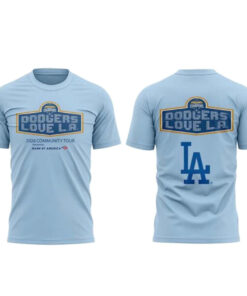 Los Angeles Dodgers Love Los Angeles Community Tour T-Shirt