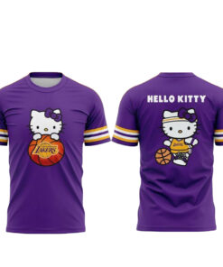 Los Angeles Lakers x Hello Kitty Love Is In The Air 2026 T-Shirt