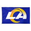 Los Angeles Rams Logo Flag Blue 2 Los Angeles Rams Logo Flag Blue