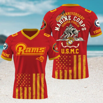 Los Angeles Rams x U.S Marine Corps 250th Year Anniversary Football Jersey