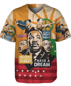 Martin Luther King History Baseball Jersey