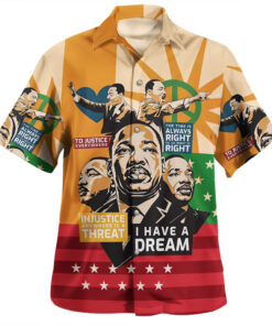 Martin Luther King History Hawaiian Shirt