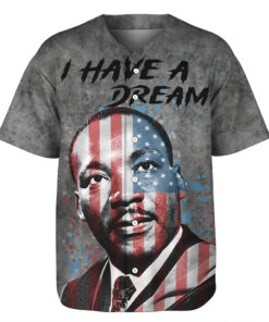 Martin Luther King I Have A Dream History Baseball Jersey