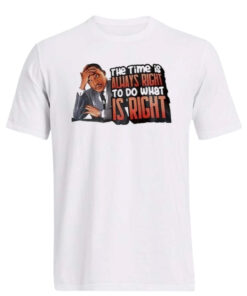 Martin Luther King The Time Is Always Right To Do What Is Right T-Shirt