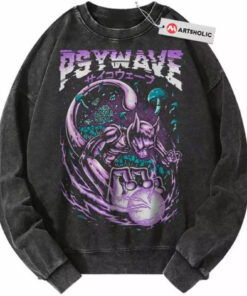 Mewtwo Pokemon Washed Sweatshirt