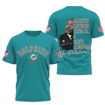 Miami Dolphins Football League Martin Luther King Jr. Day 2026 Shirt