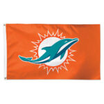 Miami Dolphins Logo Flag