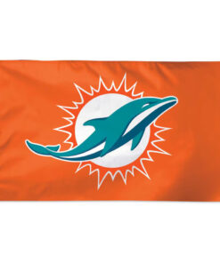 Miami Dolphins Logo Flag
