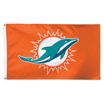 Miami Dolphins Logo Flag