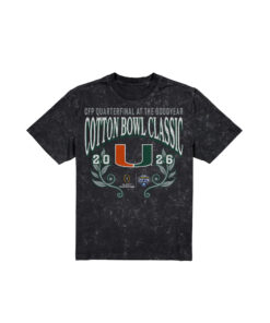 Miami Hurricanes 2026 Cotton Bowl Classic Wash T-Shirt