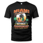 Miami Hurricanes 2026 National Championship Miami Sunset T-Shirt