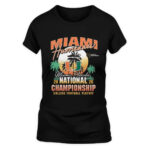 Miami Hurricanes 2026 National Championship Miami Sunset T-Shirt