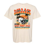 Miami Hurricanes 2026 National Championship Sunset Home Sweet Home T-Shirt