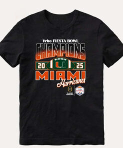 Miami Hurricanes CFP Semifinal rbo Fiesta Bowl Champions 2026 T-Shirt