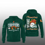 Miami Hurricanes College Football Playoff 2026 Fiesta Bowl Champions Hoodie