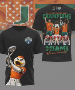 Miami Hurricanes Goodyear Cotton Bowl Champions Shirt