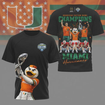 Miami Hurricanes Goodyear Cotton Bowl Champions Shirt