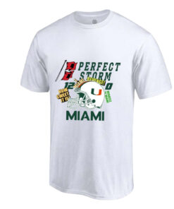 Miami Hurricanes Perfect Storm Helmet T-Shirt