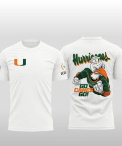 Miami Hurricanes Vrbo Fiesta Bowl Mascot Go Canes Go Hoodie T-Shirt