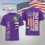 Minnesota Vikings Football League We The People USA 250th Anniversary T-Shirt