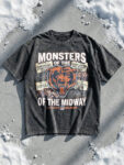Monsters of The Midway Chicago Bears Wash T-Shirt