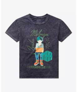 My Hero Academia Deku Studying Wash T-Shirt