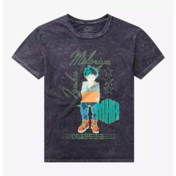 My Hero Academia Deku Studying Wash T-Shirt