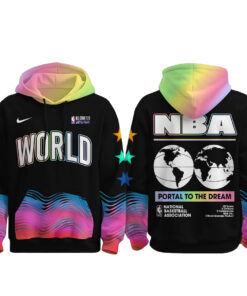 National Basketball Association All-Star 2026 Los Angeles World Rainbow Portal to The Dream Hoodie