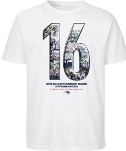 New England Patriots 16th Time AFC Championship Game T-Shirt