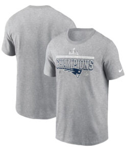 New England Patriots 2025 AFC Champions Locker Room Trophy Collection T-Shirt