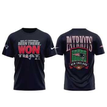 New England Patriots 2025 AFC Championship Bound Winner T-Shirt