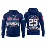 New England Patriots 2025 AFC East Division Champions Signature T-Shirt