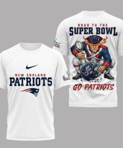 New England Patriots 2026 Road To Super Bowl Go Patriots Shirt
