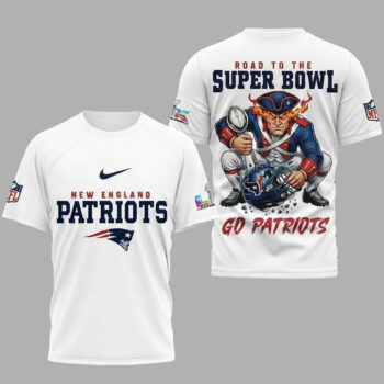 New England Patriots 2026 Road To Super Bowl Go Patriots Shirt