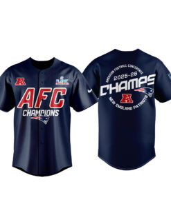 New England Patriots AFC Champions 2025-2026 Baseball Jersey