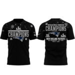 New England Patriots AFC Champions 2026 Snow T-Shirt