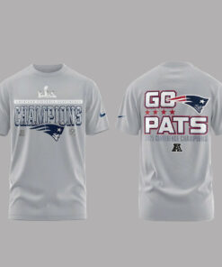 New England Patriots AFC Champions Locker Room Trophy Go Pats T-Shirt