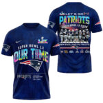 New England Patriots AFC Champions Super Bowl LX Our Time T-Shirt