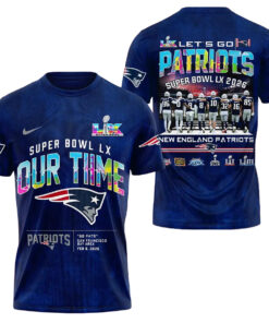 New England Patriots AFC Champions Super Bowl LX Our Time T-Shirt