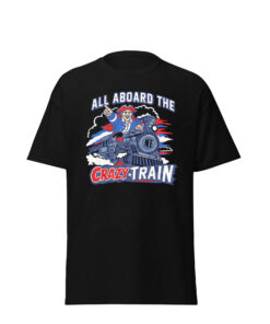 New England Patriots All Aboard The Crazy Train T-Shirt
