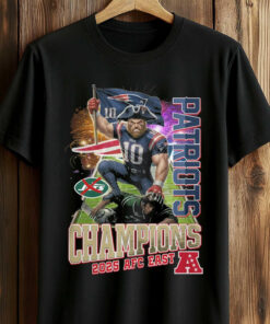 New England Patriots Champions 2025 AFC East Shirt