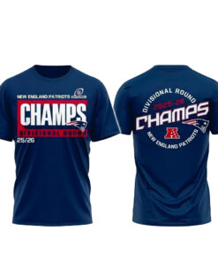 New England Patriots Champs Divisional Round 2025-26 T-Shirt