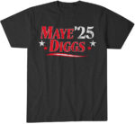 New England Patriots Drake Maye-Stefon Diggs ’25 T-Shirt