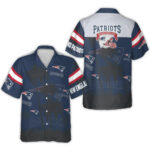 New England Patriots Established 1960 Logo Palm Tree Hawaiian Shirt
