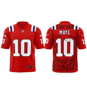 New England Patriots Fine Art Launches Super Bowl LX Personalized Football Jersey
