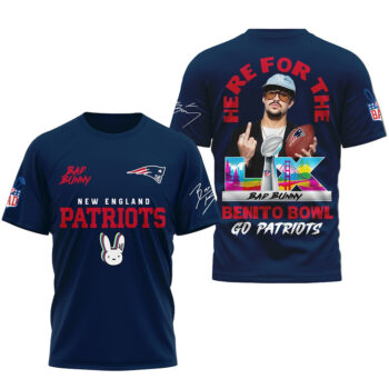 New England Patriots Football League Bad Bunny Benito Bowl Go Patriots Shirt