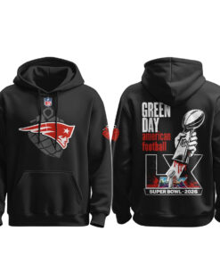New England Patriots Green Day Super Bowl LX Punk Show 2026 Hoodie